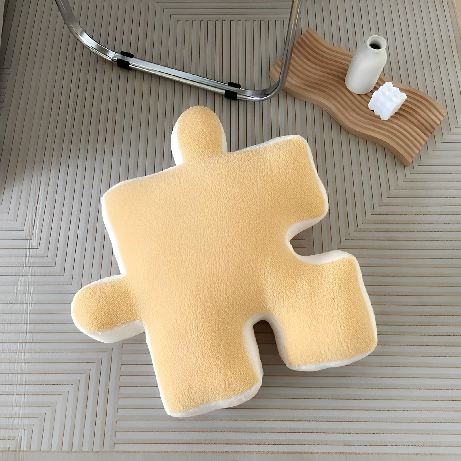 PuzzlePlush – Kreatives Schmusekissen im Puzzle-Stück-Design