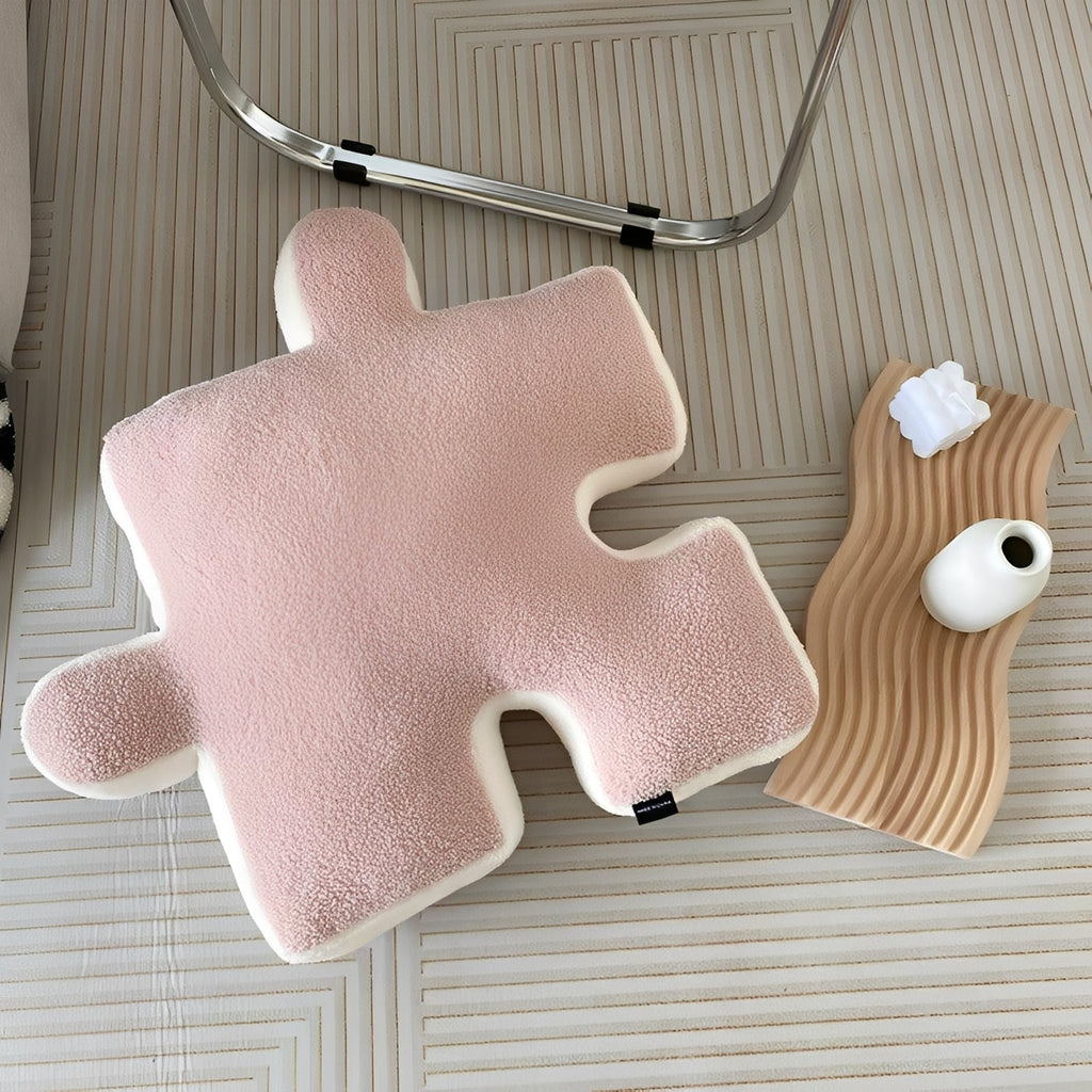 PuzzlePlush – Kreatives Schmusekissen im Puzzle-Stück-Design
