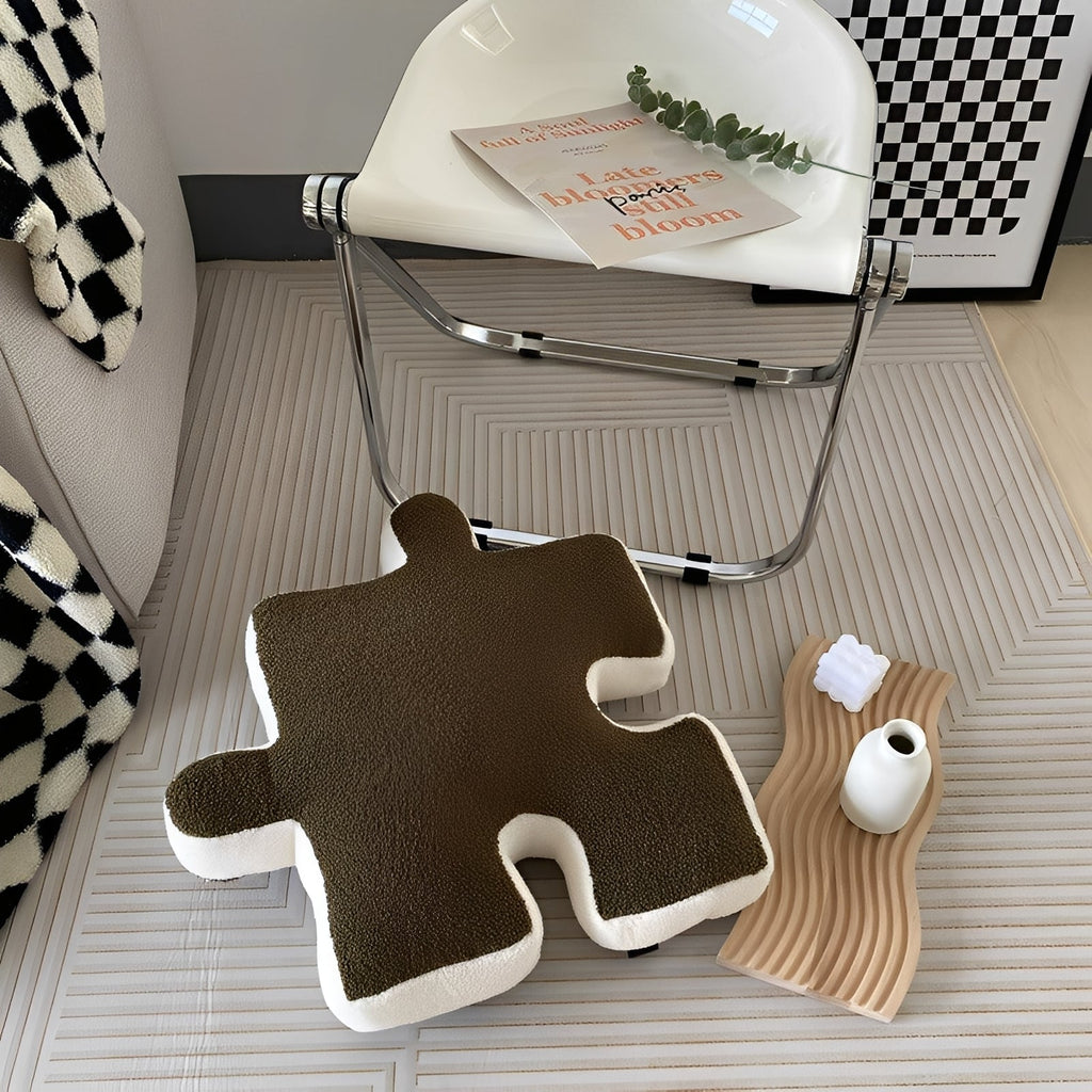 PuzzlePlush – Kreatives Schmusekissen im Puzzle-Stück-Design
