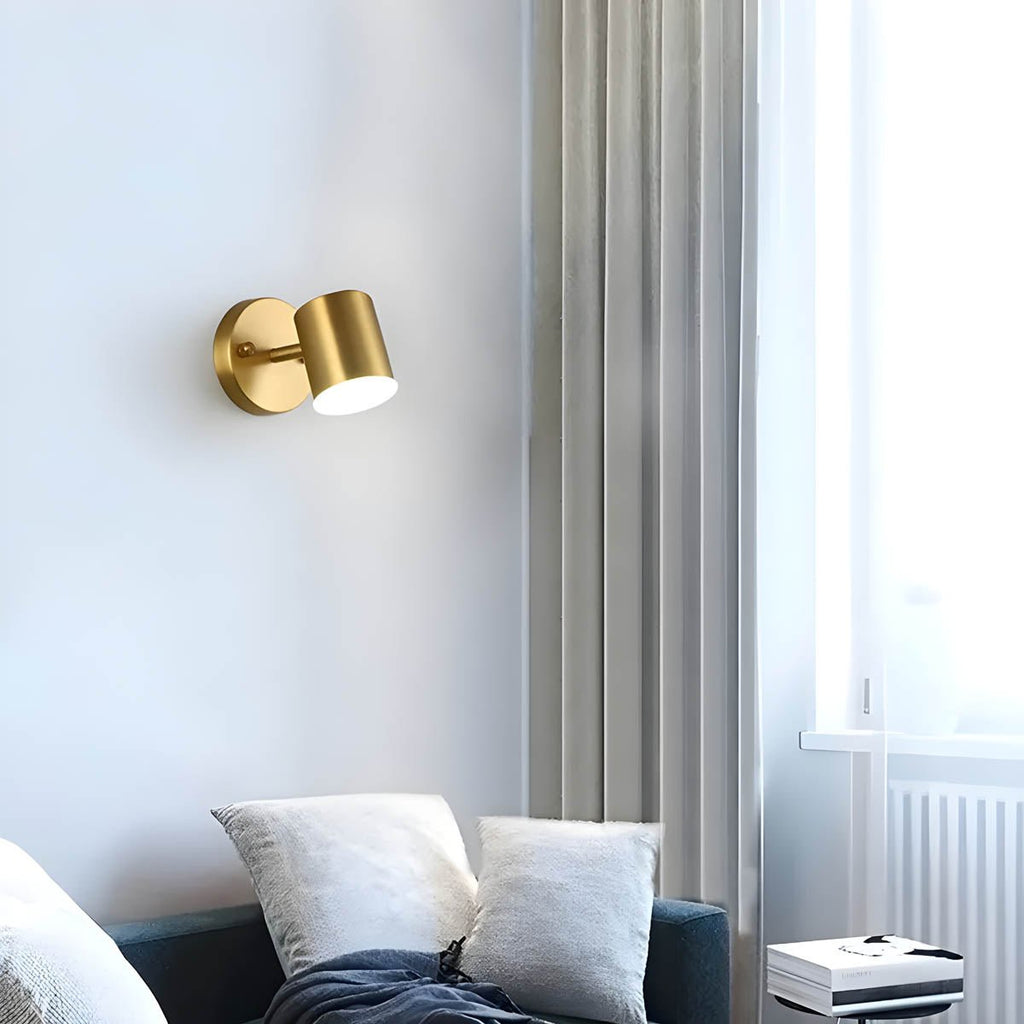 Natsumi – Skandinavische Kupfer-LED-Lampe für die Wand