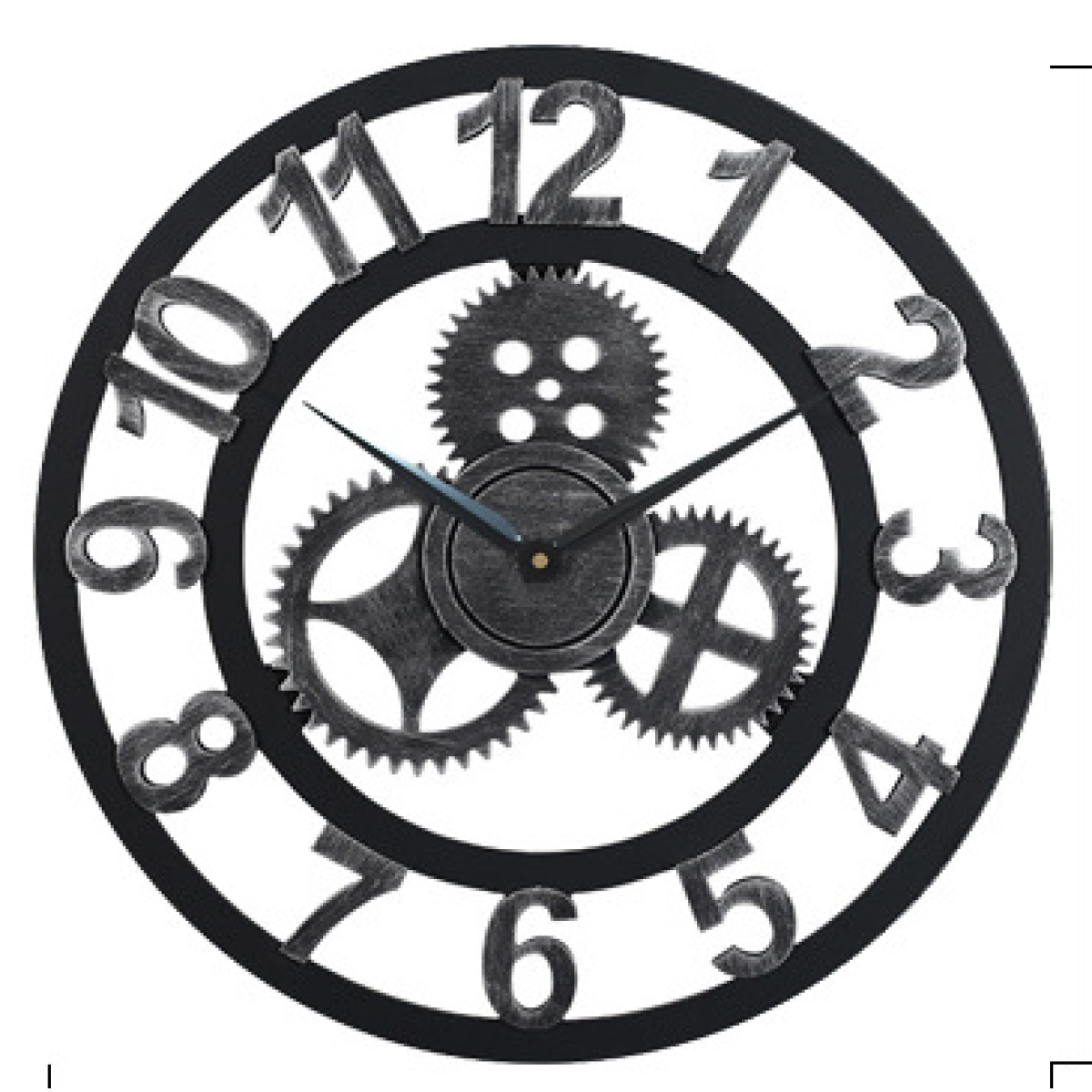 Marlow – Alte Holzwanduhr im Industrie-Look für stilvolle Raumdetails