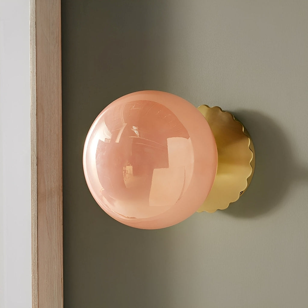 Reina – Glas-Wandlampe für Wohnzimmer & Schlafzimmer