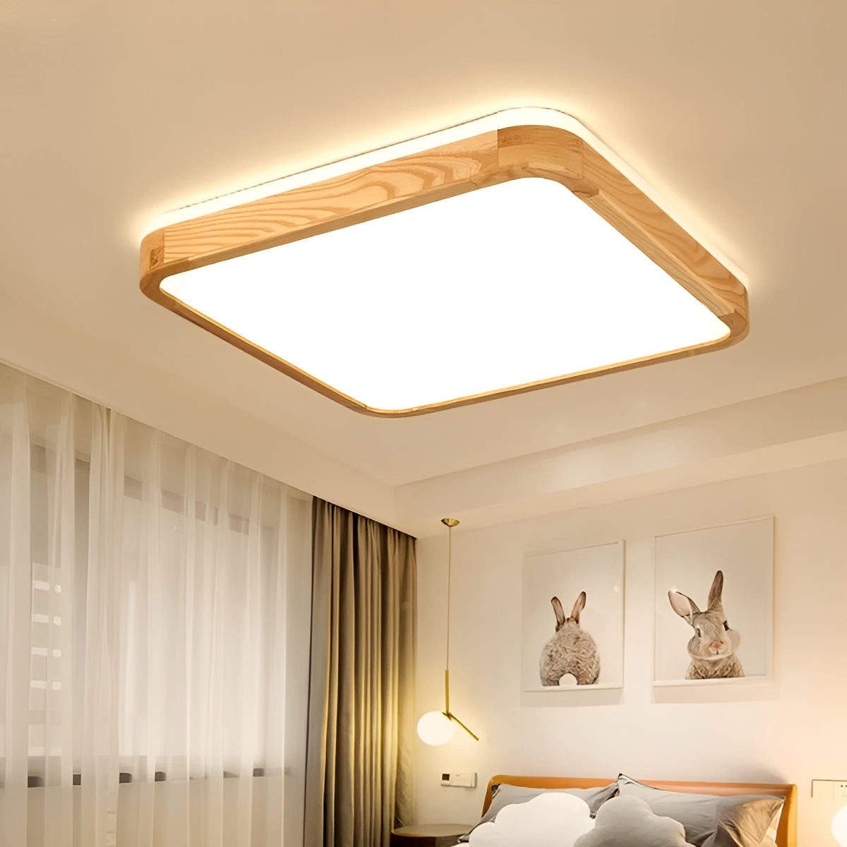 Erik – Moderne rechteckige LED-Deckenleuchte