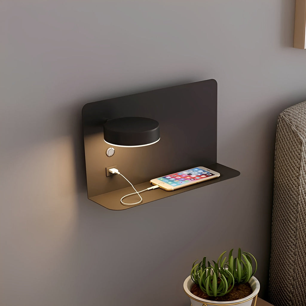Darren – Tischlampe mit USB-Anschluss für die Nacht
