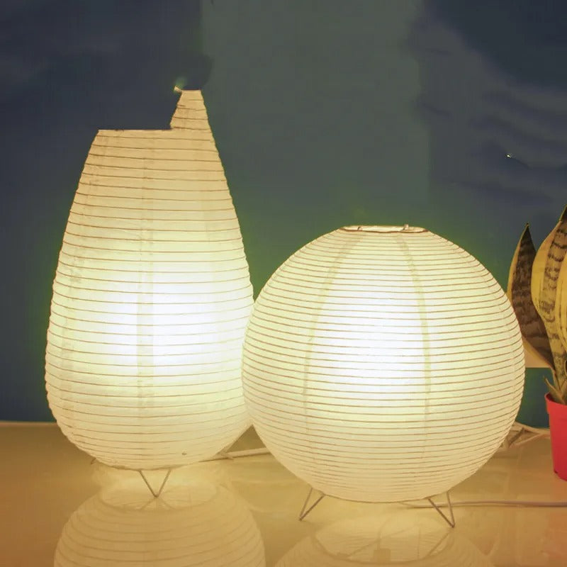 Aiko – Japanische Reispapierlampe fürs Tisch