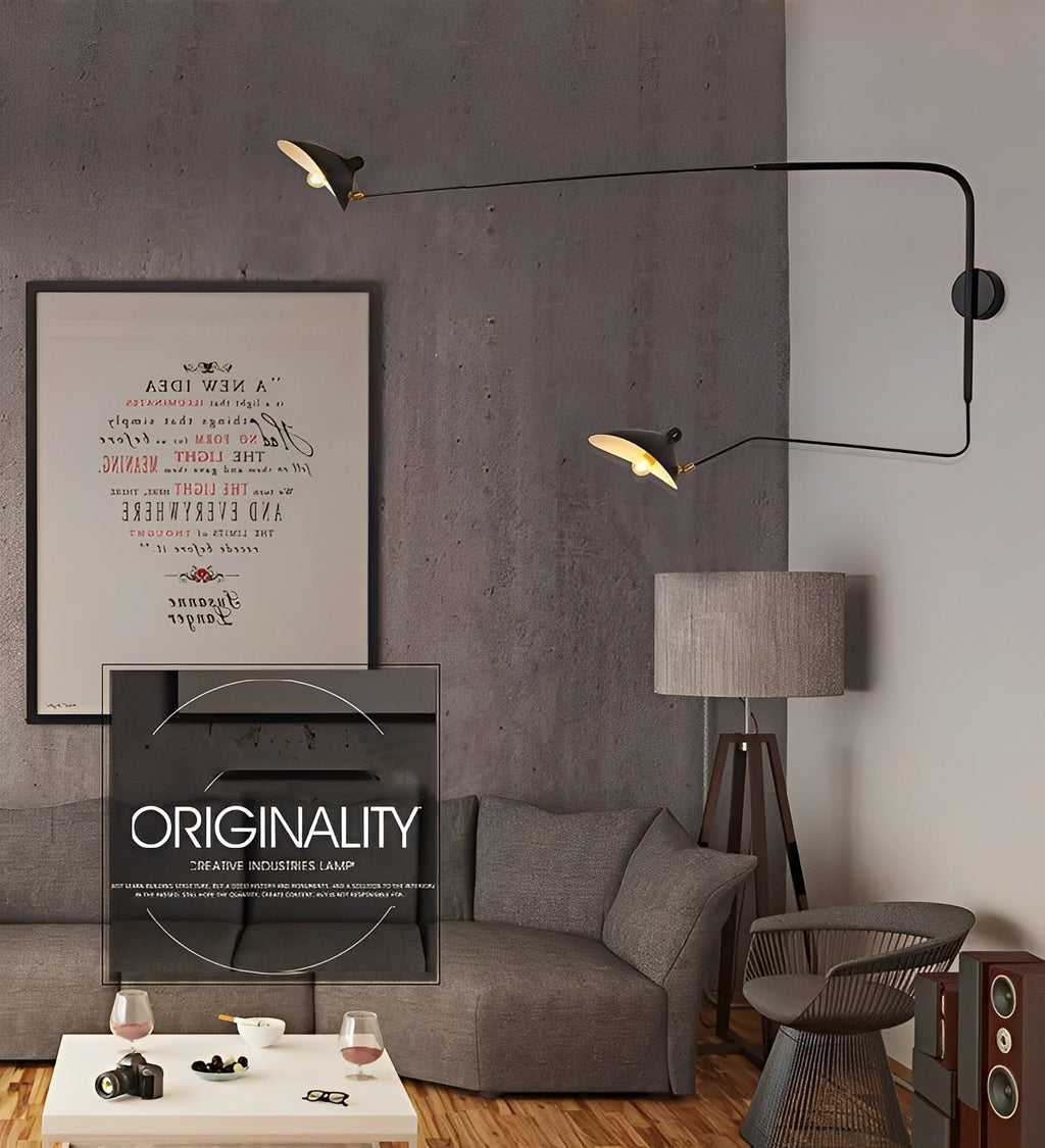 Aurelio – Moderne Wandleuchte mit schwenkbarem Arm