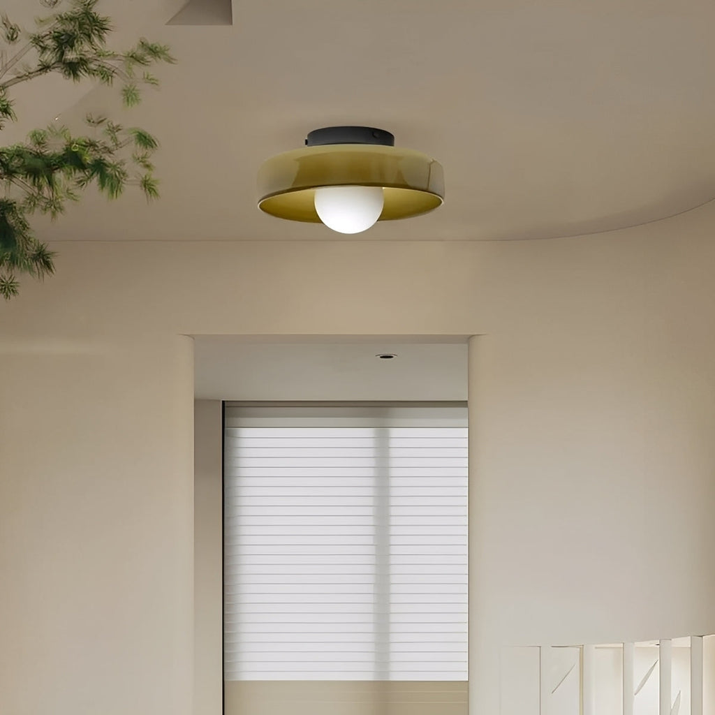 Amelie – Retro-Deckenleuchte aus Glas
