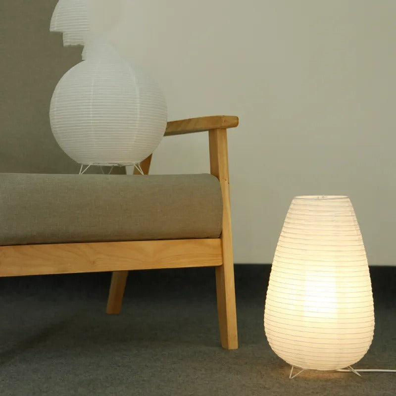 Aiko – Japanische Reispapierlampe fürs Tisch