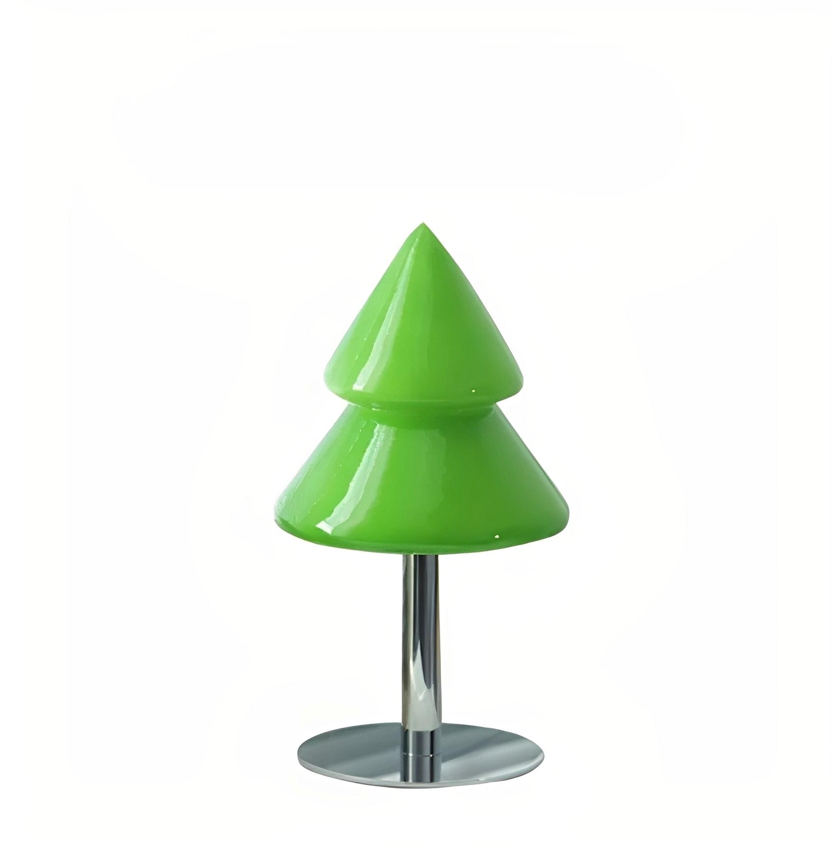 Noelle – Bunte Tischlampe in Tannenbaumform