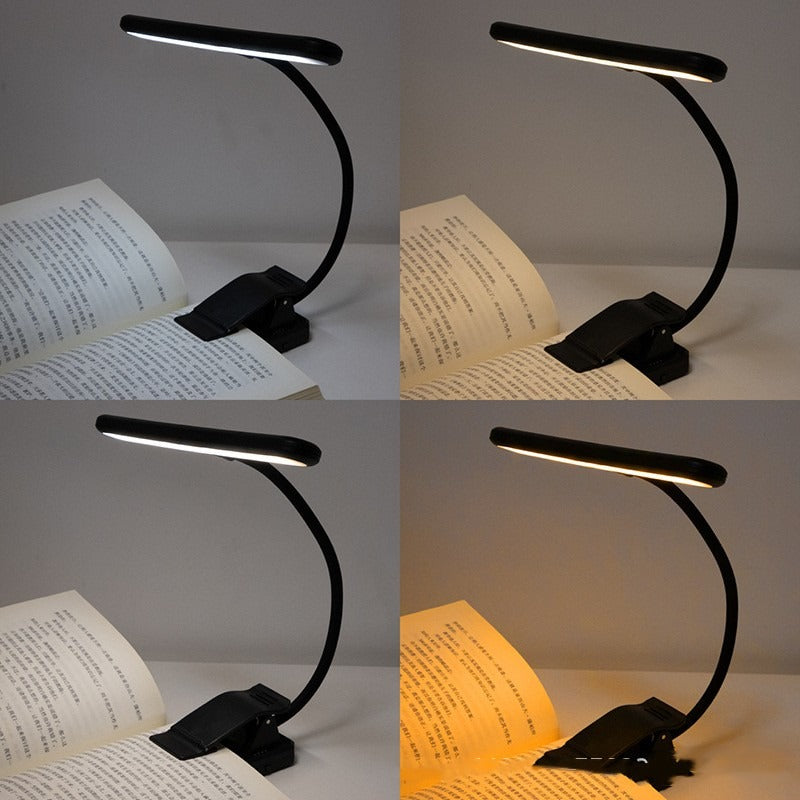 Luna – Klemmlampe mit Batterieanzeige