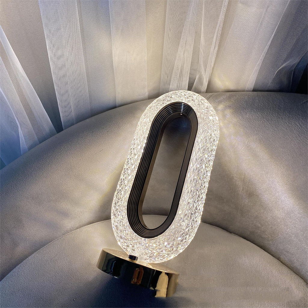 Evelyn – Stilvolle Kristall LED-Tischlampe