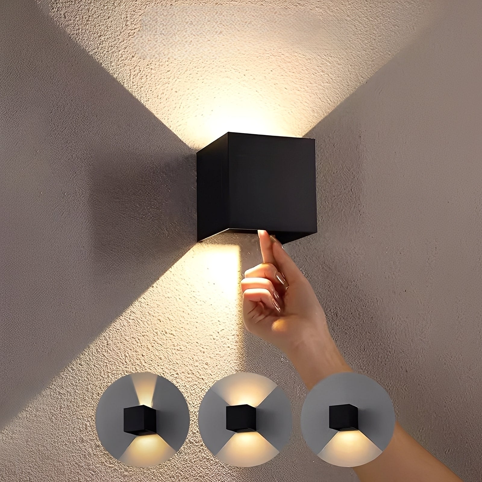 Rin – LED-Außenwandleuchte, wasserdicht