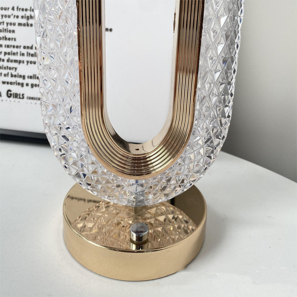 Evelyn – Stilvolle Kristall LED-Tischlampe