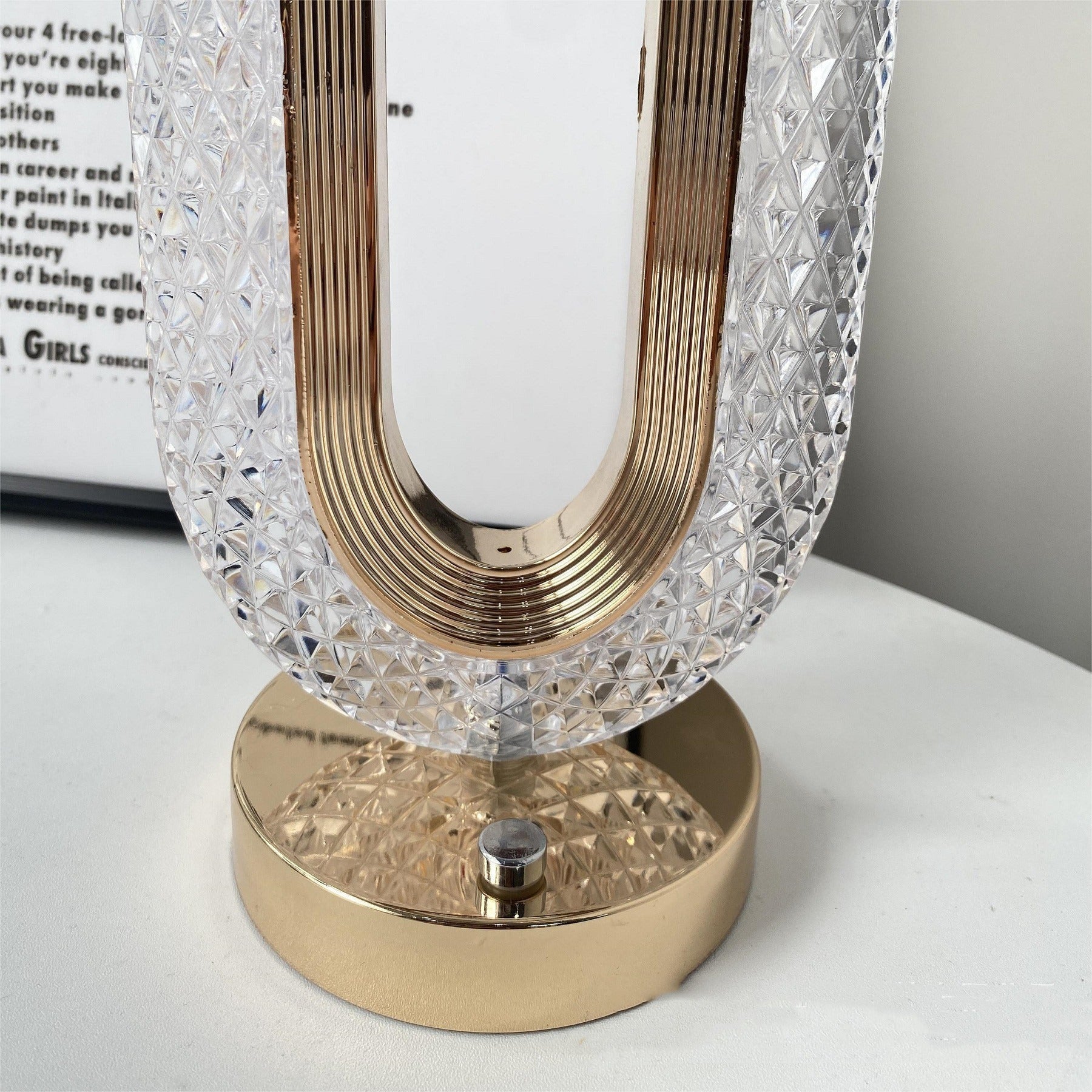 Evelyn – Stilvolle Kristall LED-Tischlampe