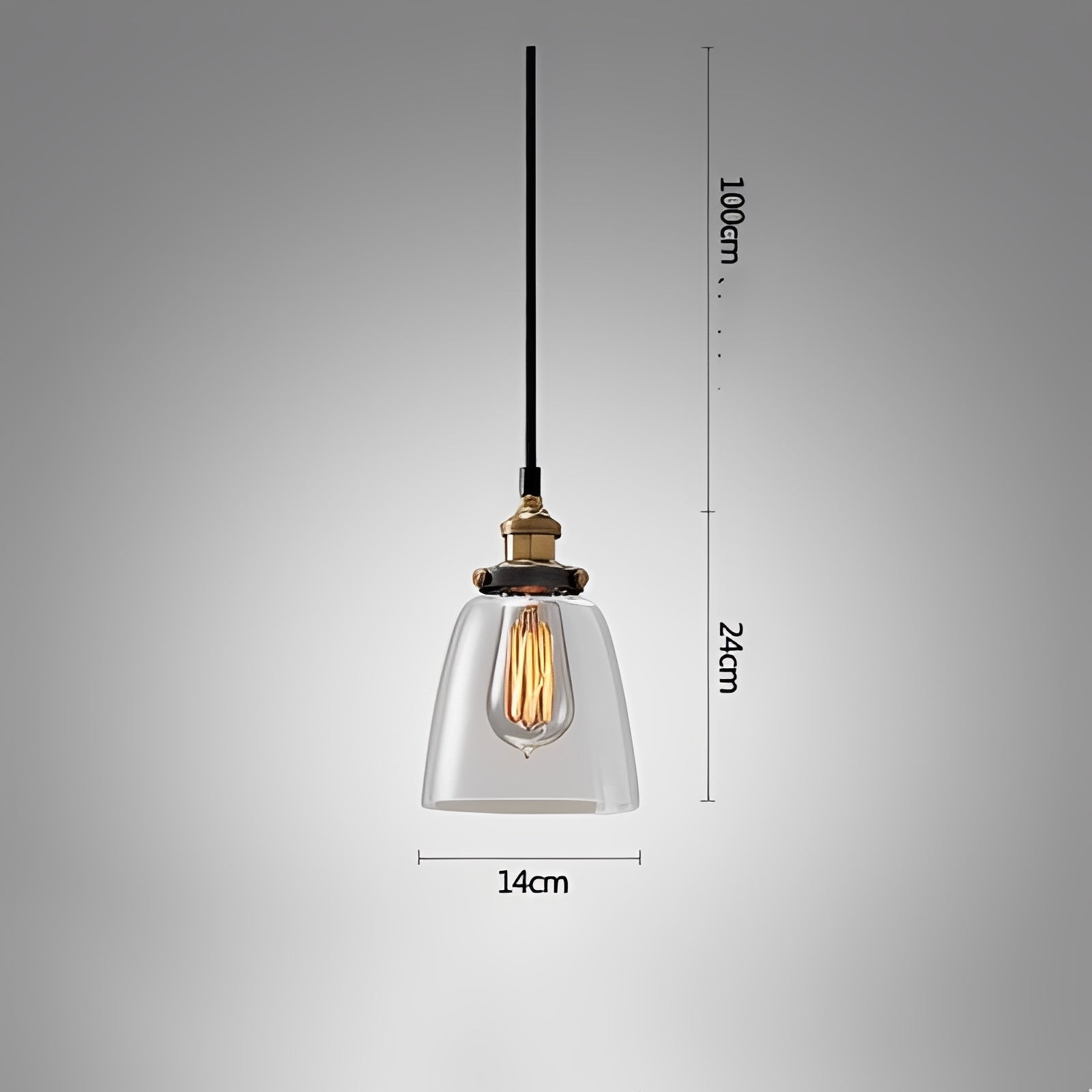 Iya – Kreativer Vintage-Lüster aus Glas