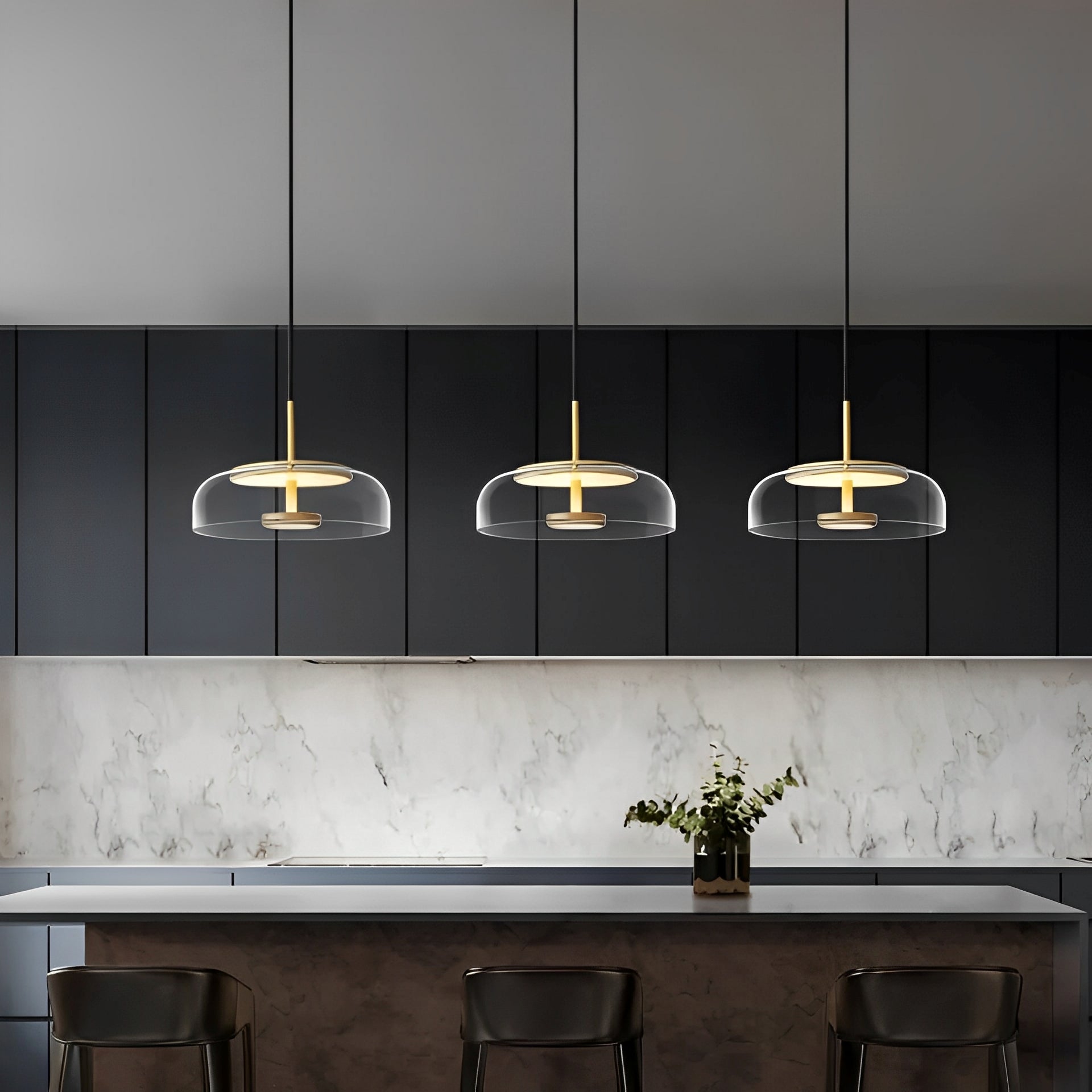 Vitralia – Glas-Deckenlampe im Bowl-Stil