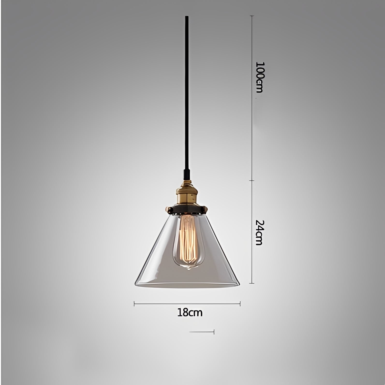 Iya – Kreativer Vintage-Lüster aus Glas