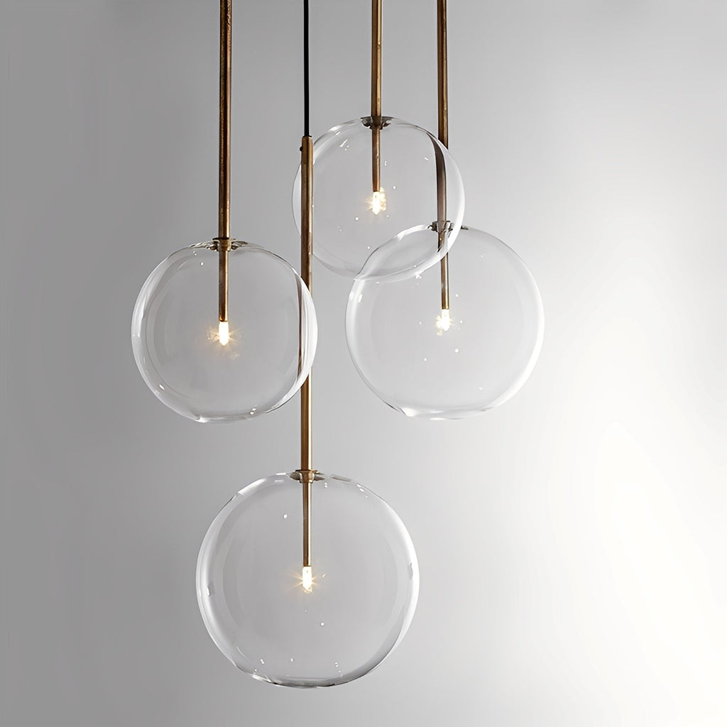 Lexie – Kreativer Glasball Kronleuchter