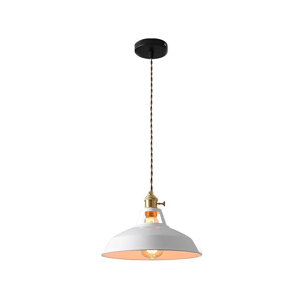 Mella – Industrie-Hängelampe im Macaron-Design aus Metall