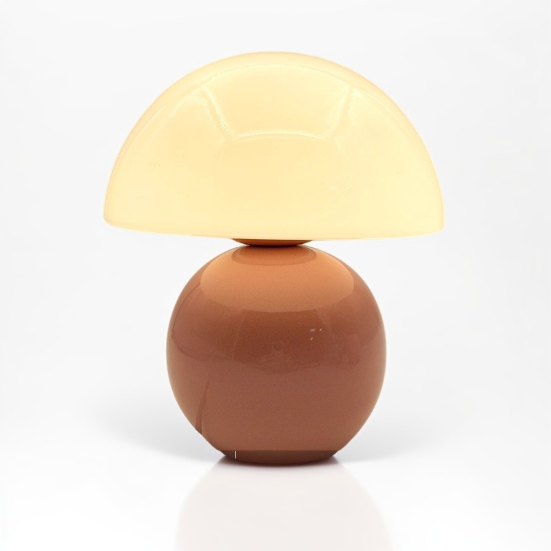 Riko – Keramik-Tischlampe im Pilzstil