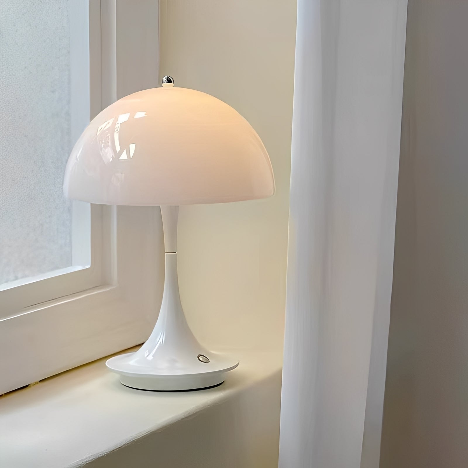 Luma – Originelle Pilz-Tischlampe mit USB-Ladung