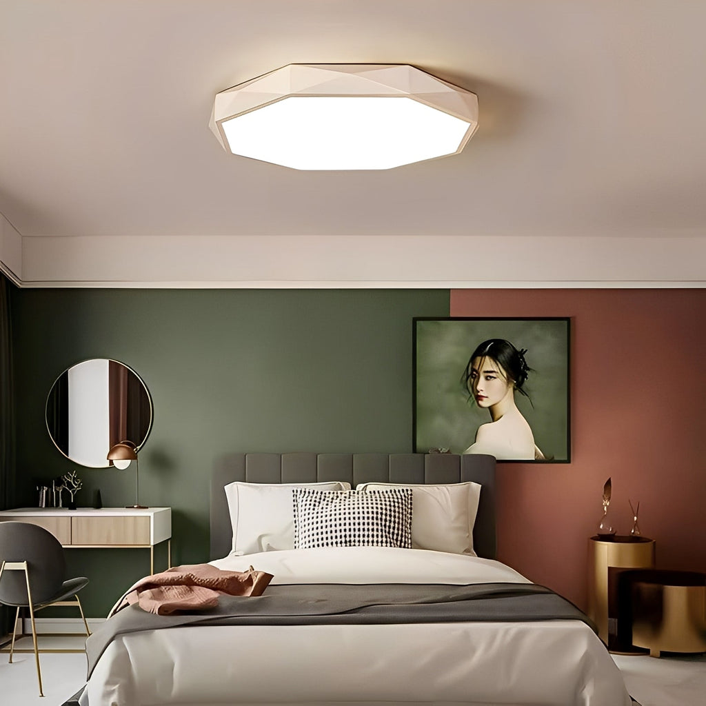 Marcial – Macaron LED-Deckenleuchte im Muschel-Polygon-Stil