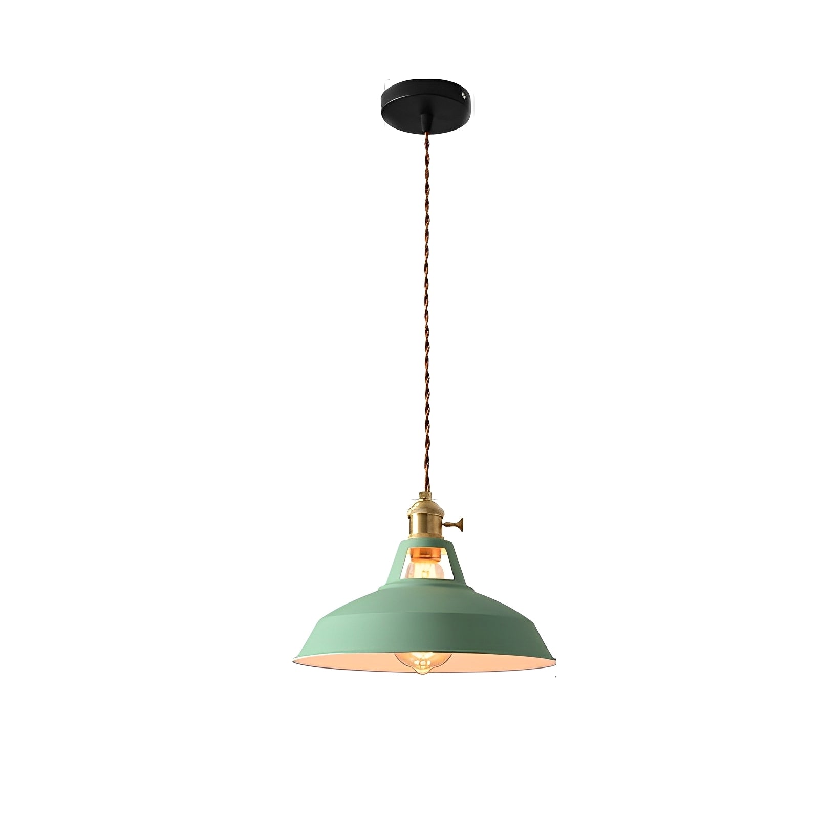 Mella – Industrie-Hängelampe im Macaron-Design aus Metall