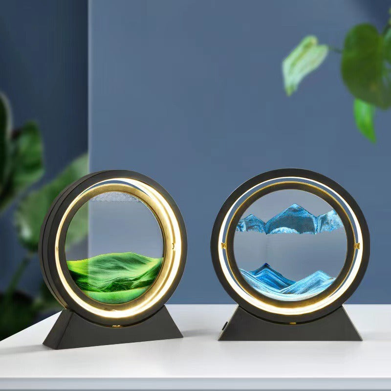 Elsa – Zeitgenössische Sanduhr-Lampe