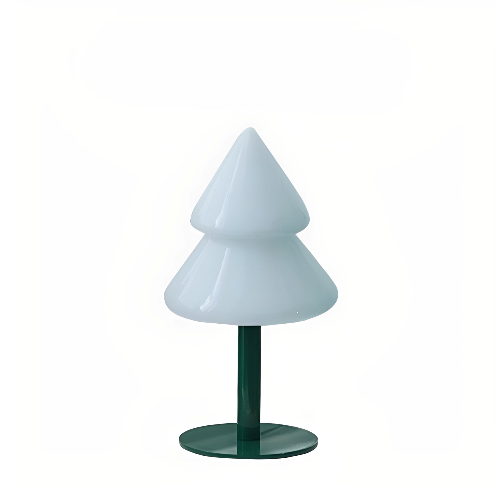 Noelle – Bunte Tischlampe in Tannenbaumform