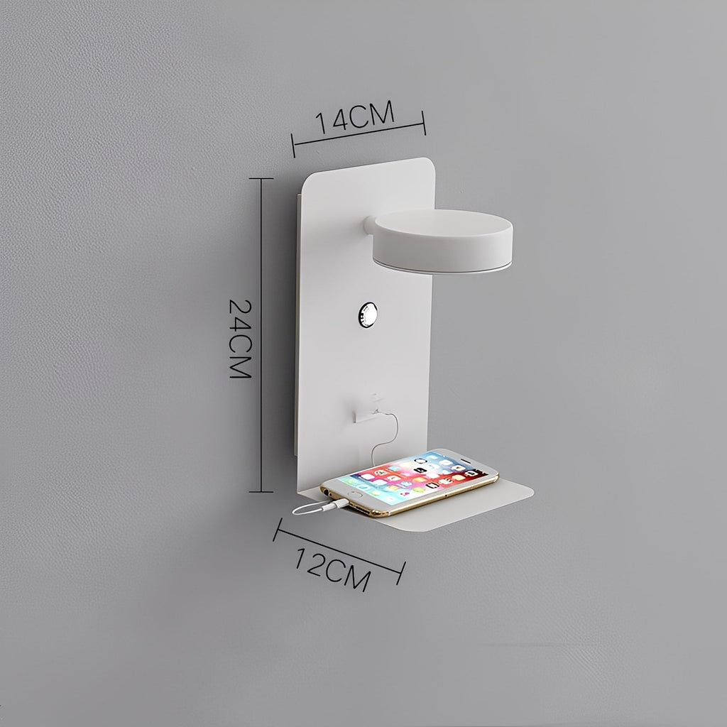 Darren – Tischlampe mit USB-Anschluss für die Nacht