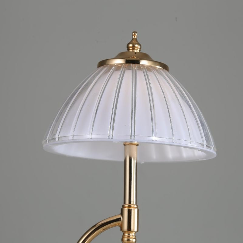 Emiko – Goldene Kristall-Tischlampe im Retro-Stil