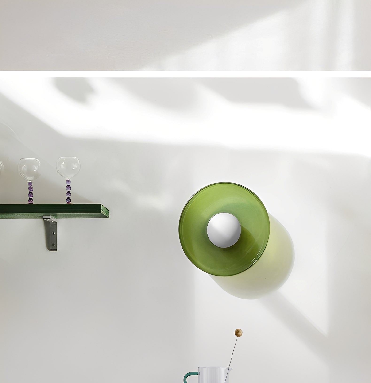 Amelie – Retro-Deckenleuchte aus Glas