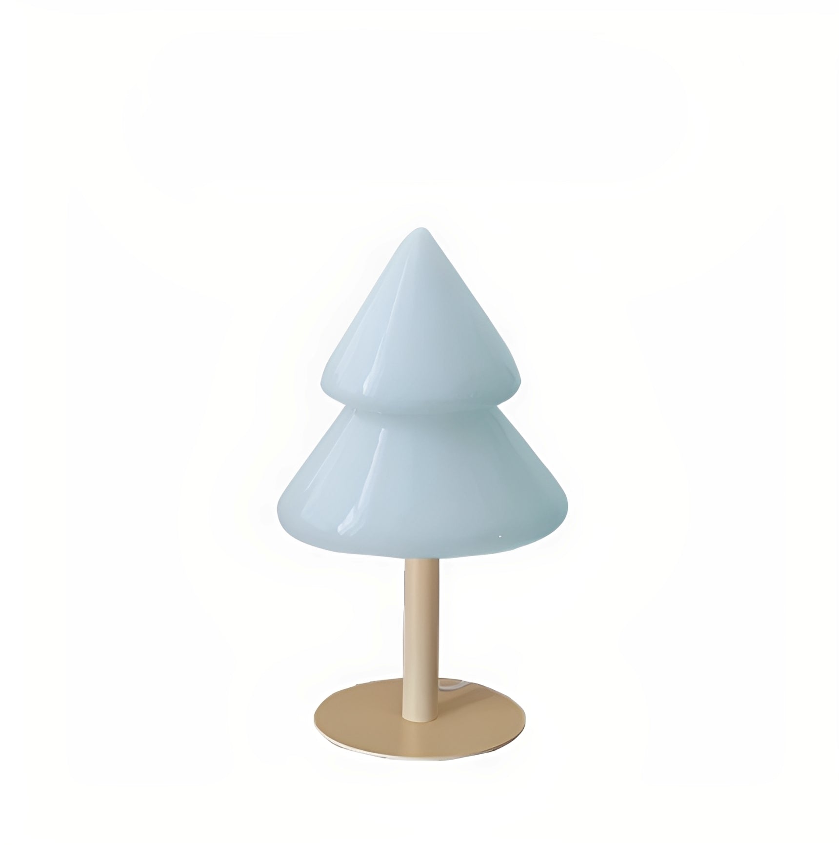 Noelle – Bunte Tischlampe in Tannenbaumform