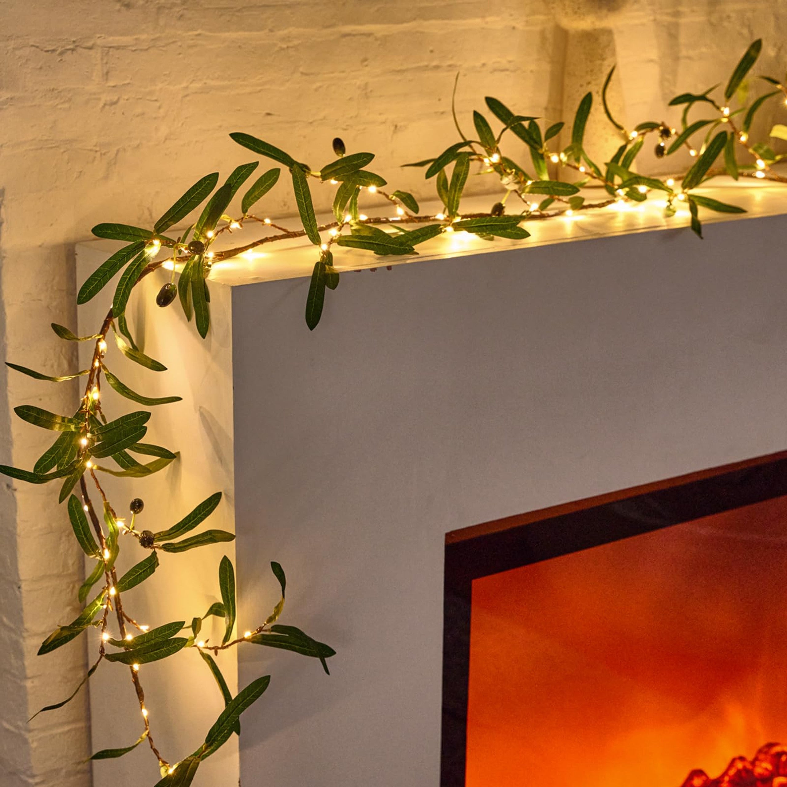 Olivine – LED-Lampe im Stil von Olivenzweigen