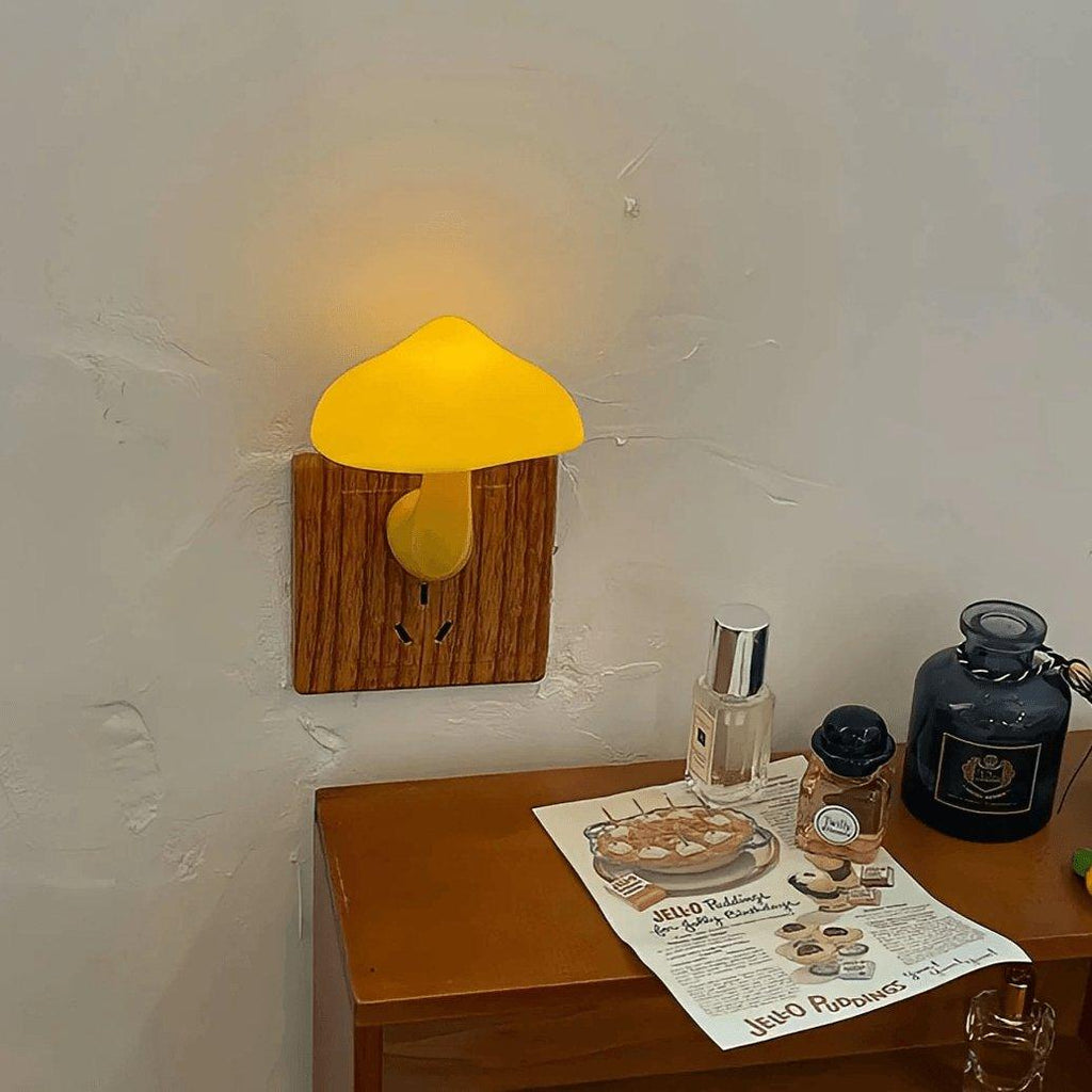 MushGlow – Warmes LED-Pilz-Nachtlicht für Kinderzimmer
