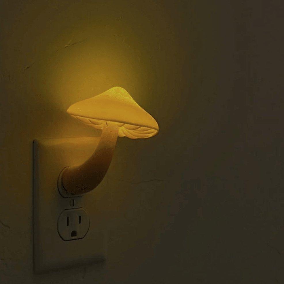 MushGlow – Warmes LED-Pilz-Nachtlicht für Kinderzimmer