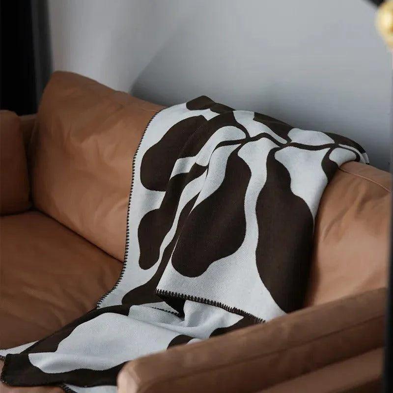 Akemi – Jacquard-Cashmere-Wolldecke