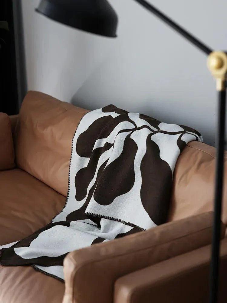 Akemi – Jacquard-Cashmere-Wolldecke