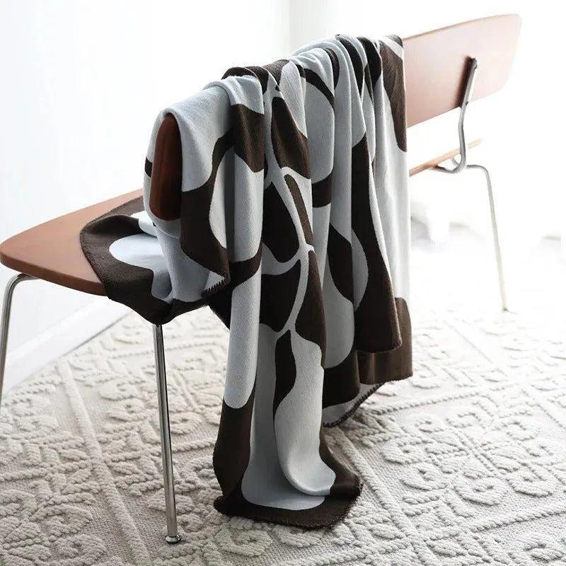 Akemi – Jacquard-Cashmere-Wolldecke
