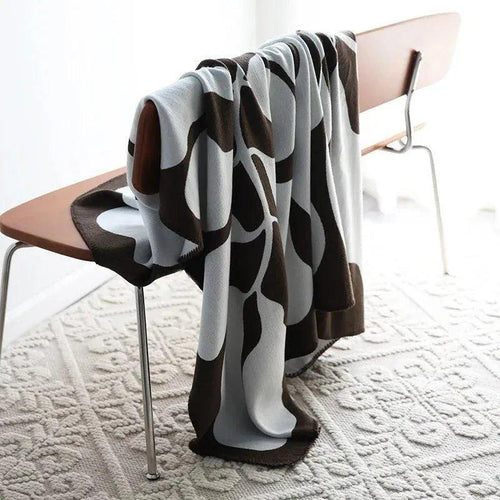 Akemi – Jacquard-Cashmere-Wolldecke