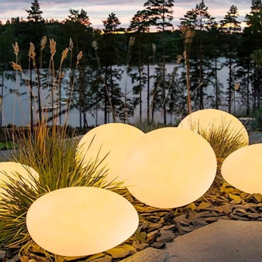 Nele – LED Gartenlampe im Stein-Look