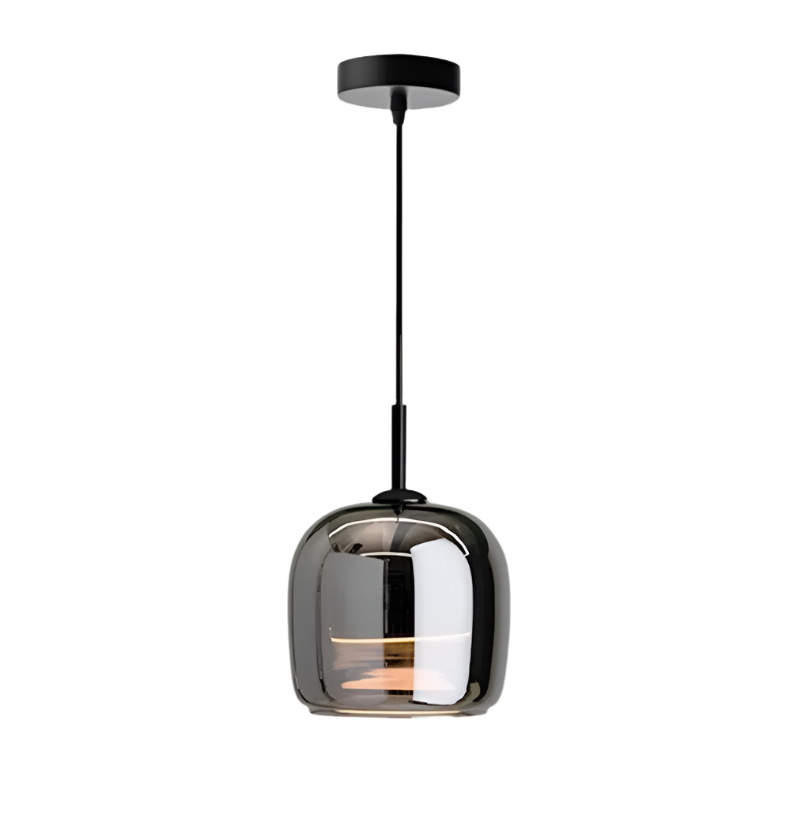 DarkNord – Moderne Hängelampe mit schwarzem Glasdesign