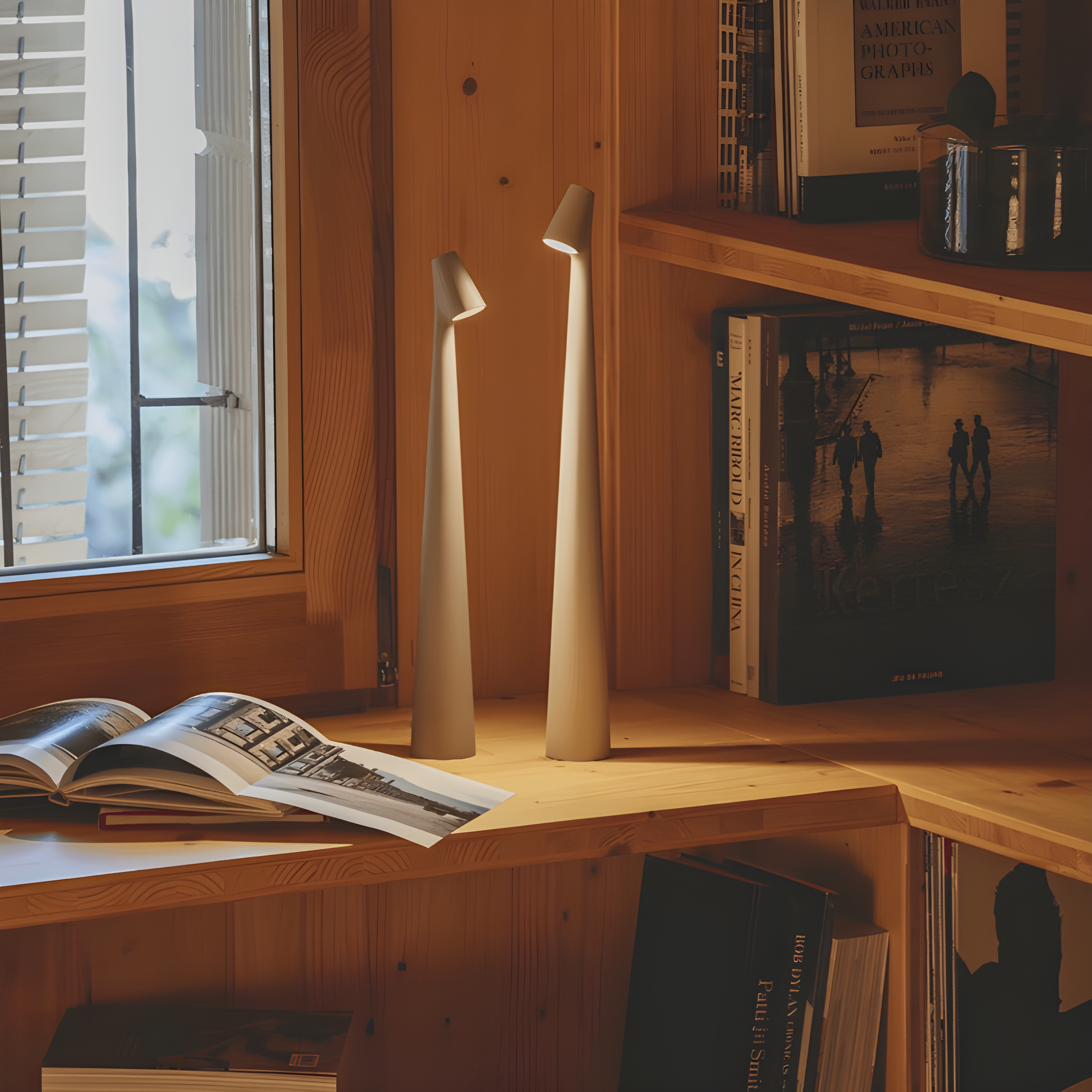 LichtRein – Kabellose LED-Tischleuchte mit Touchfunktion & schlankem Design