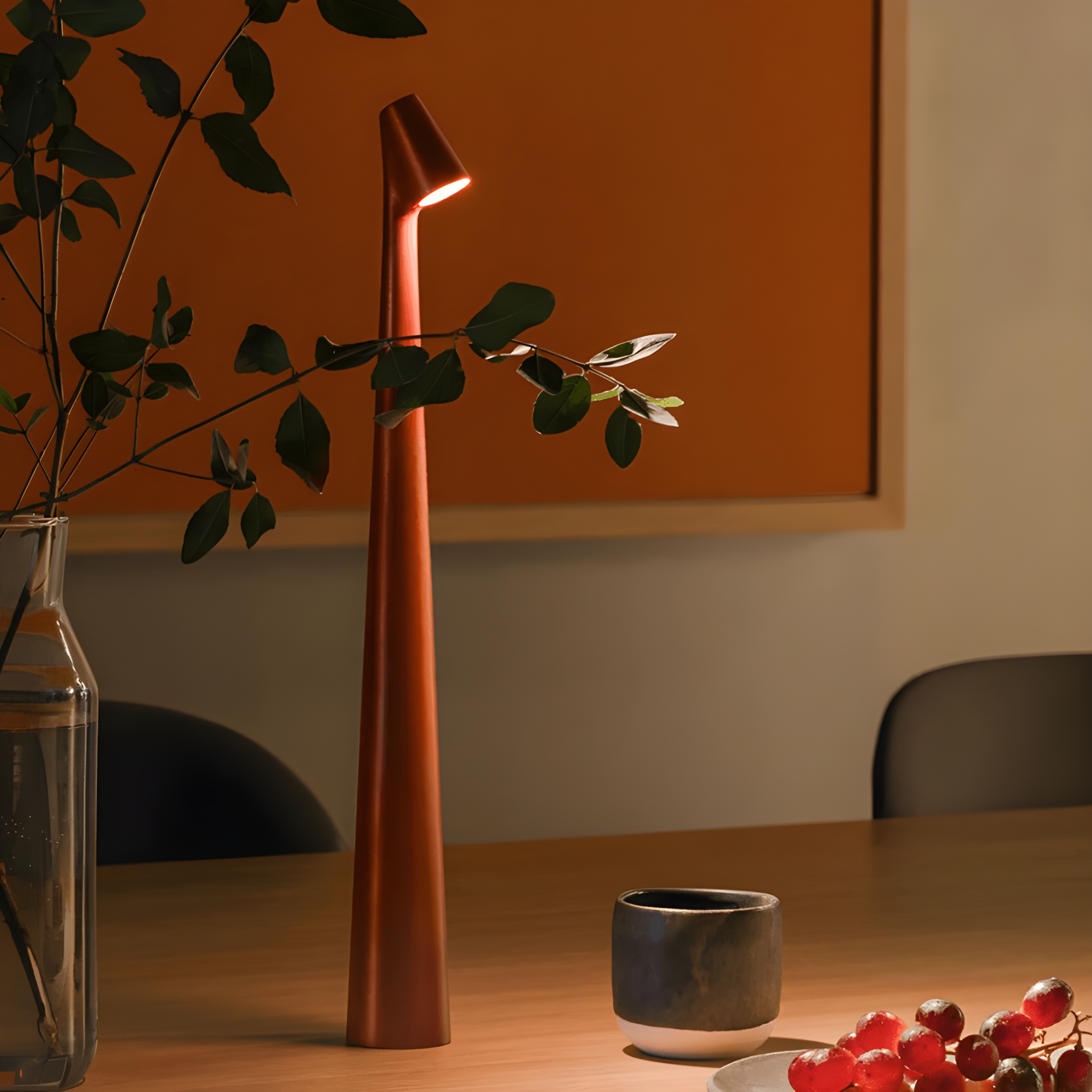 LichtRein – Kabellose LED-Tischleuchte mit Touchfunktion & schlankem Design