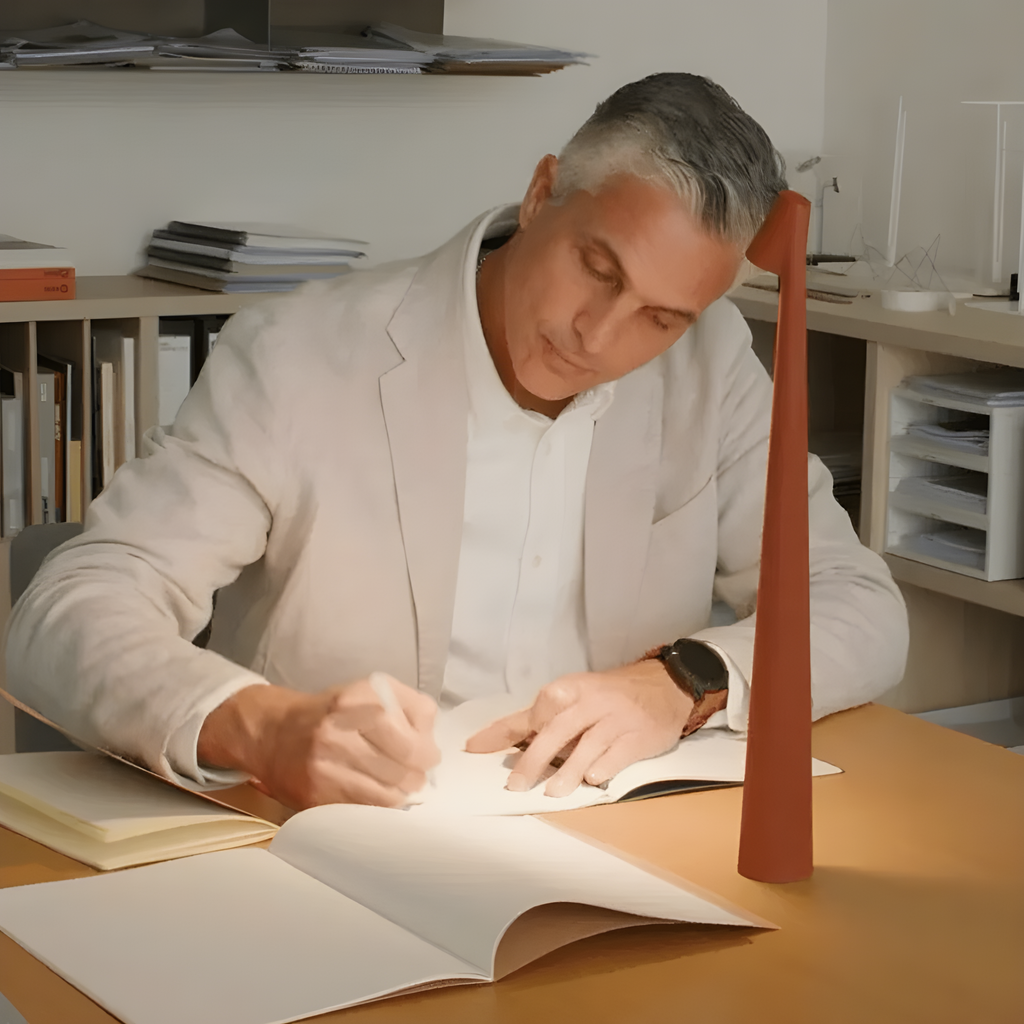 LichtRein – Kabellose LED-Tischleuchte mit Touchfunktion & schlankem Design