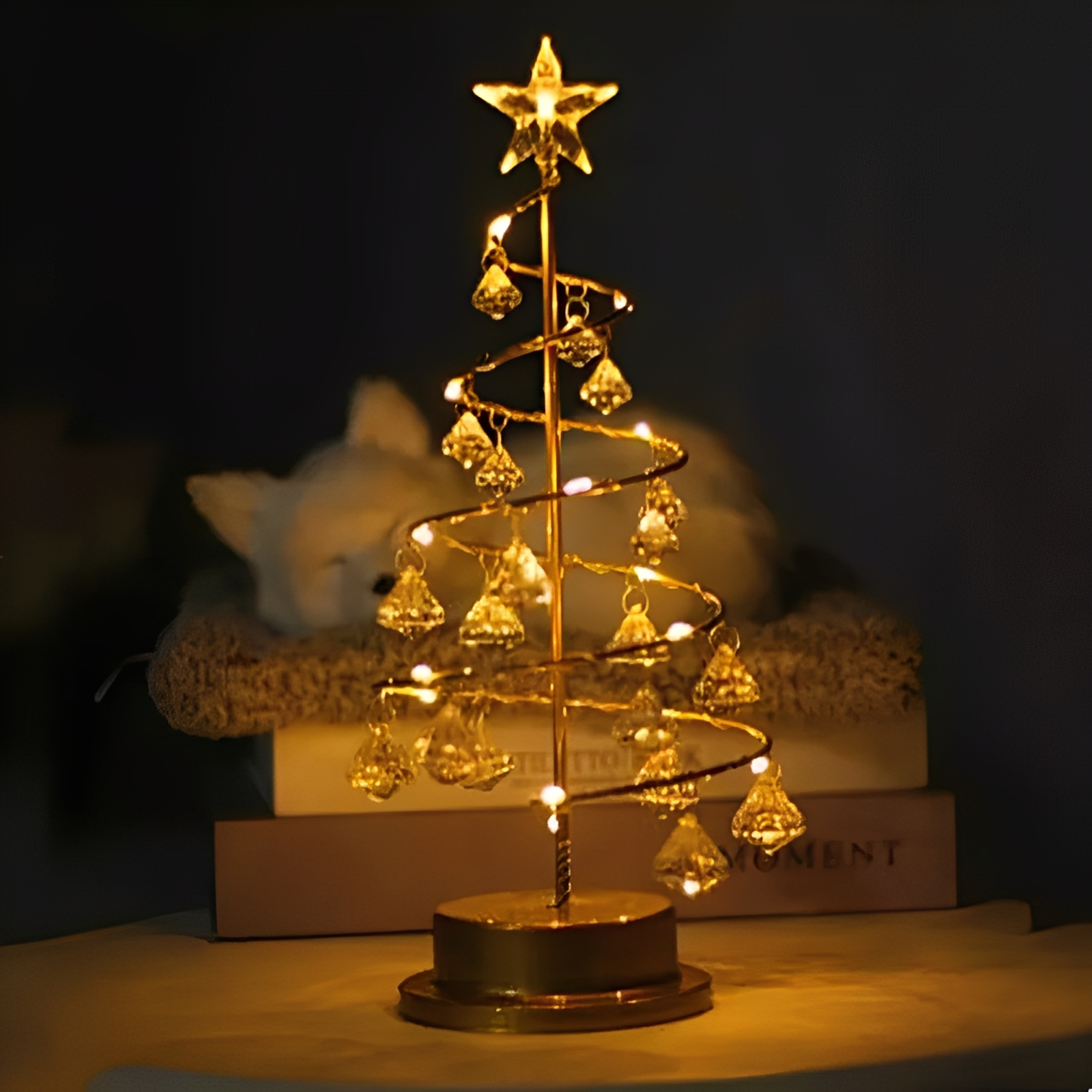 Yamira – Kristall Weihnachtsbaum LED-Lichterkette
