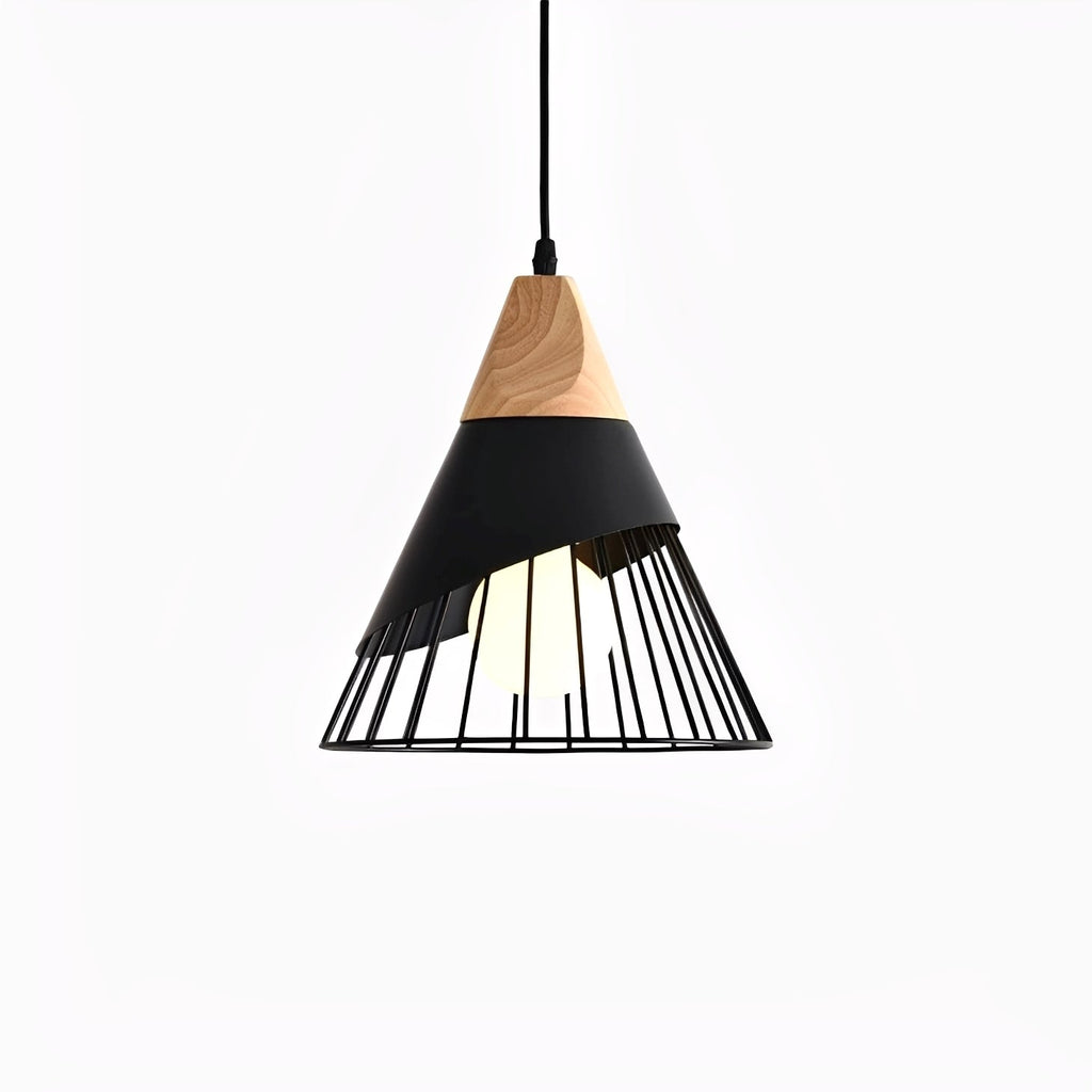 Elsa – Skandinavische Holz-Deckenlampe