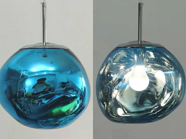 LavaGlow – Handgefertigte Glas-Pendelleuchte mit Lava-Effekt