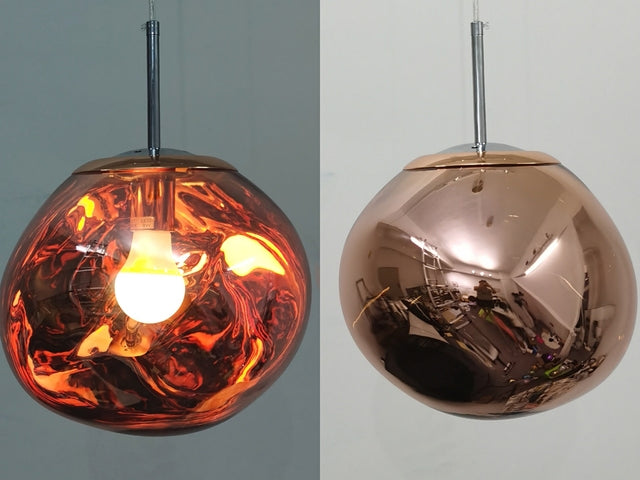 LavaGlow – Handgefertigte Glas-Pendelleuchte mit Lava-Effekt