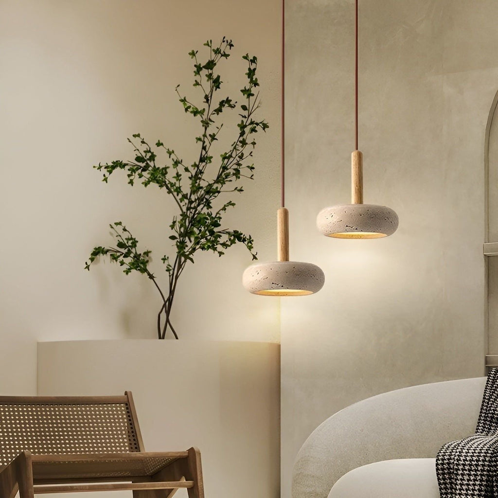 Kanso – Wabi-Sabi Deckenlampe im japanischen Retro-Look
